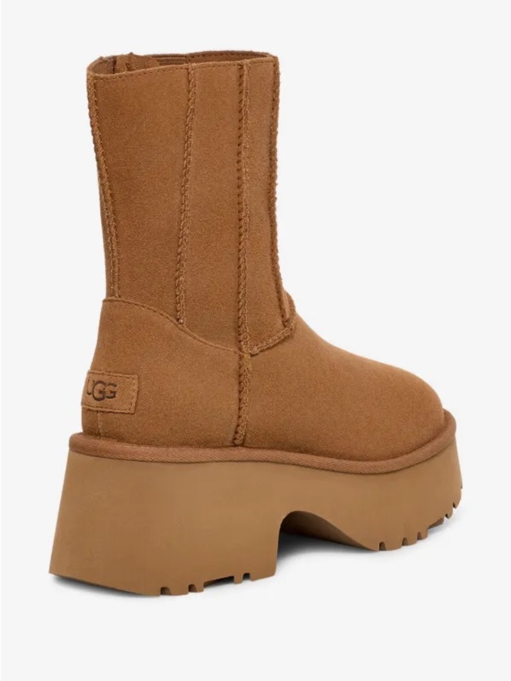 Ugg Twin Seam New Heights Boots in Chestnut Suede